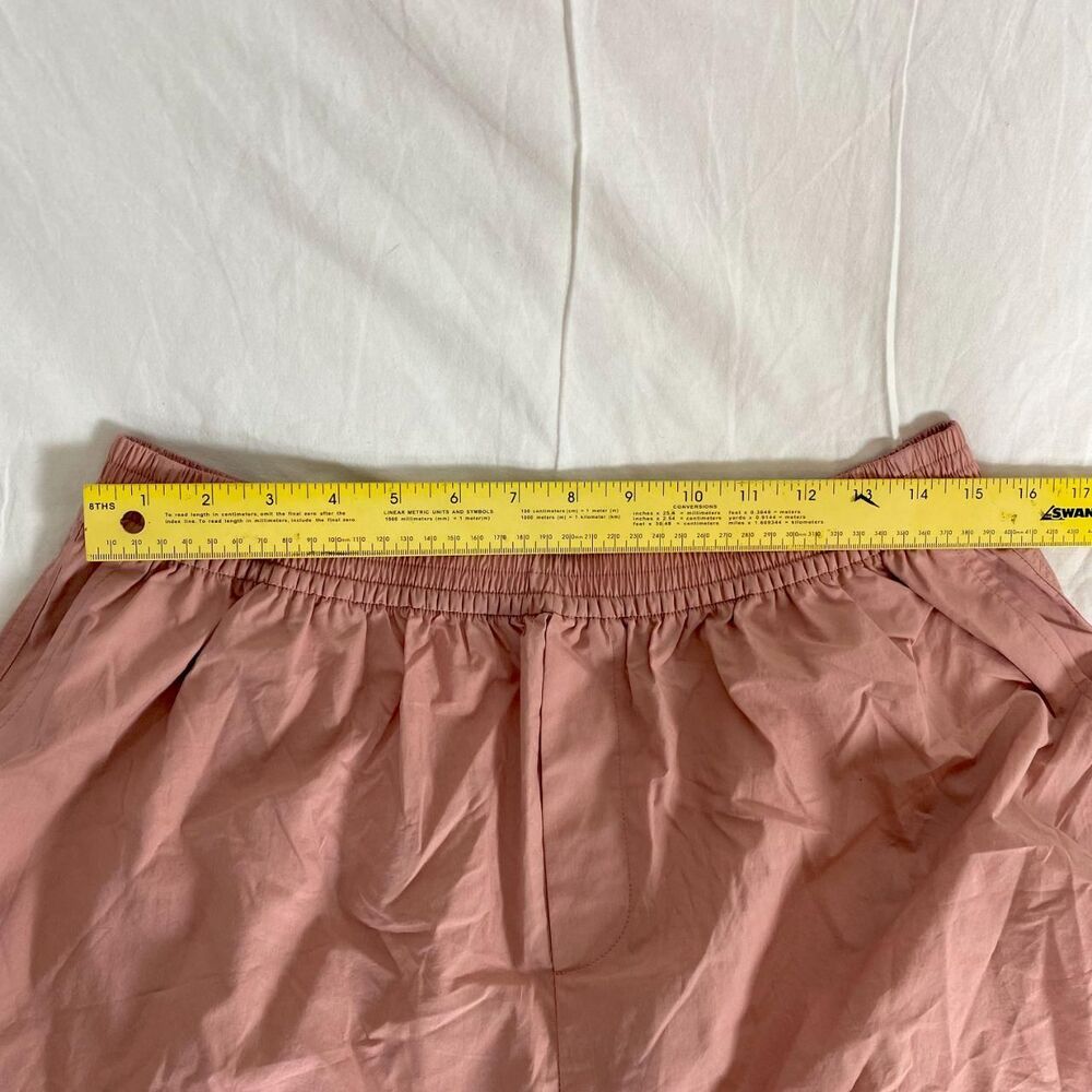 NWT Varley Morales Shorts 2.5 Size L in Ash Rose 100% Cotton - Picture 6 of 8